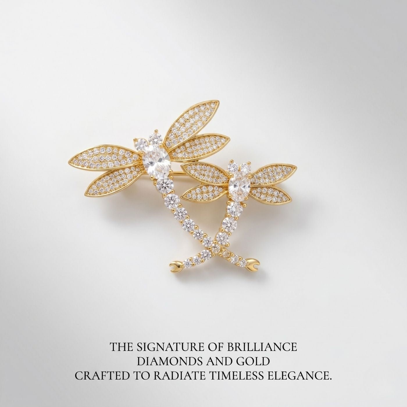 Dance of Destiny Brooch | Luxury Animal Brooch by Kohizen