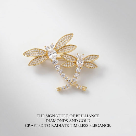 Dance of Destiny Brooch | Luxury Animal Brooch by Kohizen