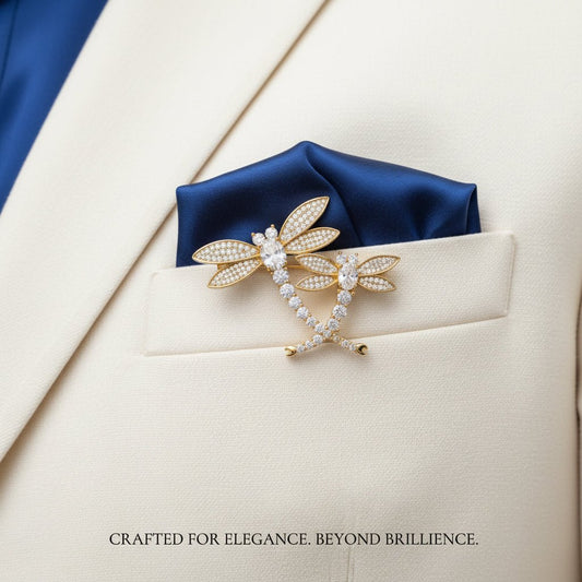 Dance of Destiny Brooch | Luxury Animal Brooch by Kohizen