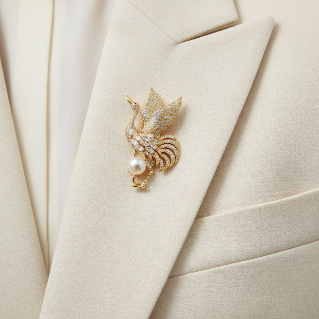 Heavenly Ascension Brooch | Luxury Animal Brooch by Kohizen