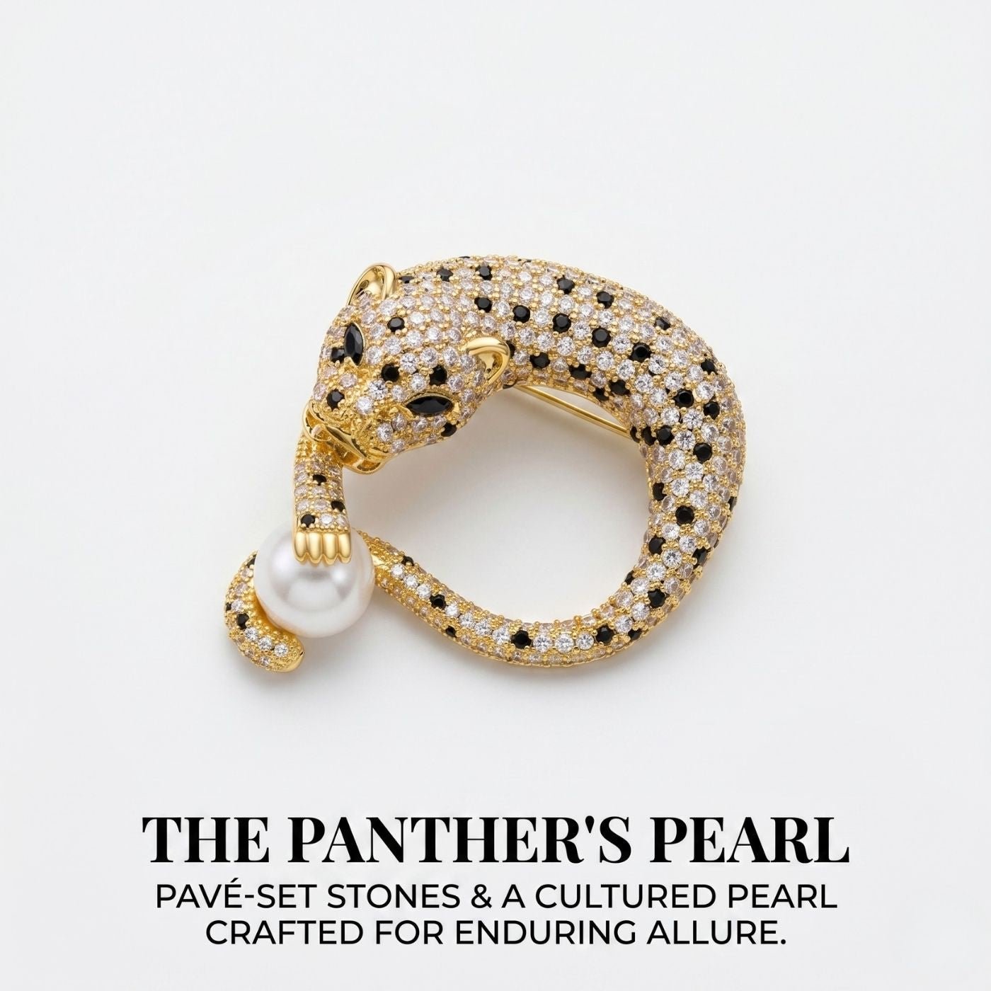 Keeper of the Pearl Brooch | Luxury Animal Brooch by Kohizen