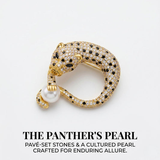 Keeper of the Pearl Brooch | Luxury Animal Brooch by Kohizen