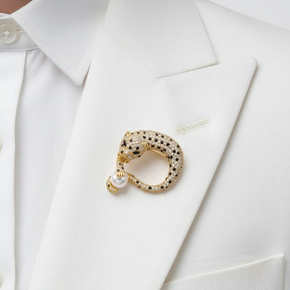 Keeper of the Pearl Brooch | Luxury Animal Brooch by Kohizen