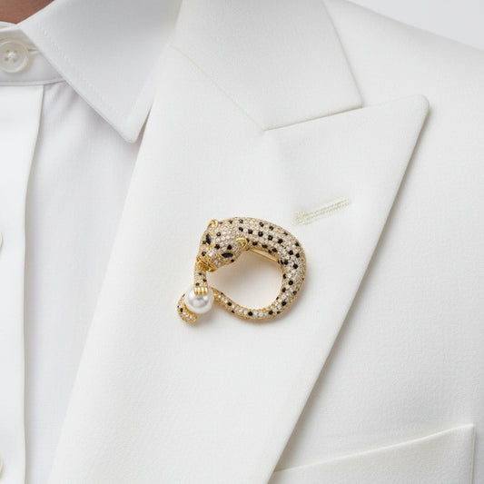 Keeper of the Pearl Brooch | Luxury Animal Brooch by Kohizen
