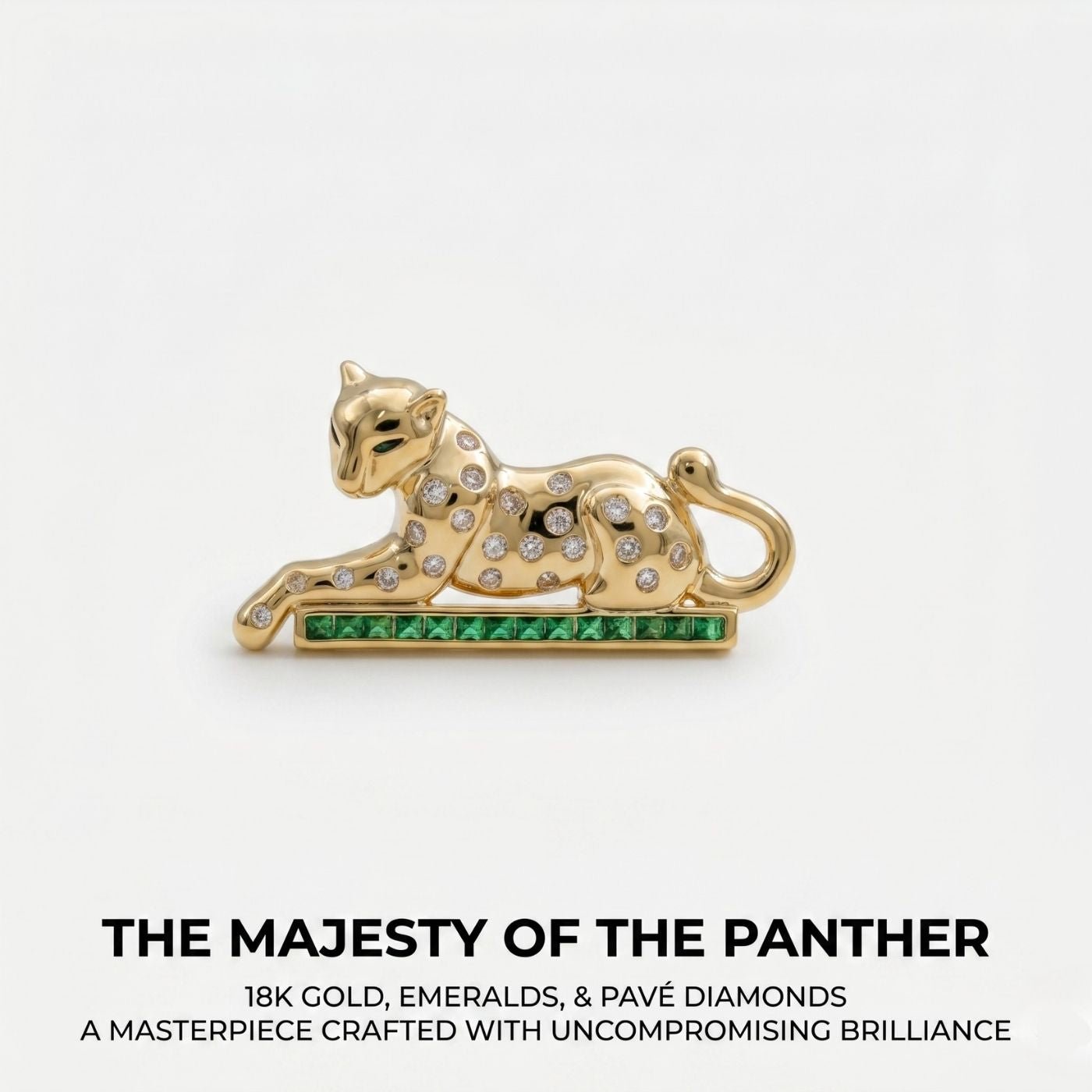 Majestic Panther Brooch | Luxury by Kohizen