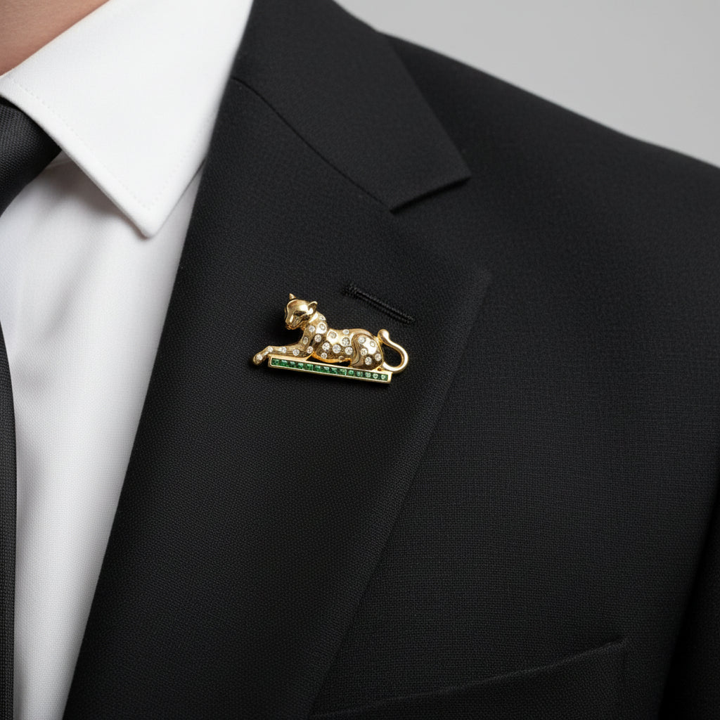 Majestic Panther Brooch | Luxury by Kohizen