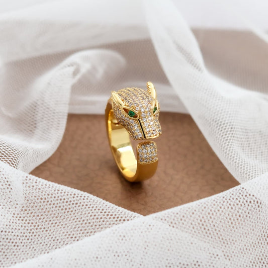 Panthère Émeraude Couture Ring | Luxury by Kohizen