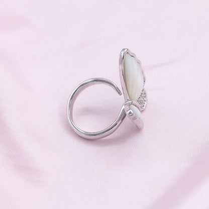 The Butterfly That Chased The Dawn | Luxury Adjustable Statement Ring by Kohizen