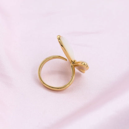The Butterfly That Chased The Dawn | Luxury Adjustable Statement Ring by Kohizen