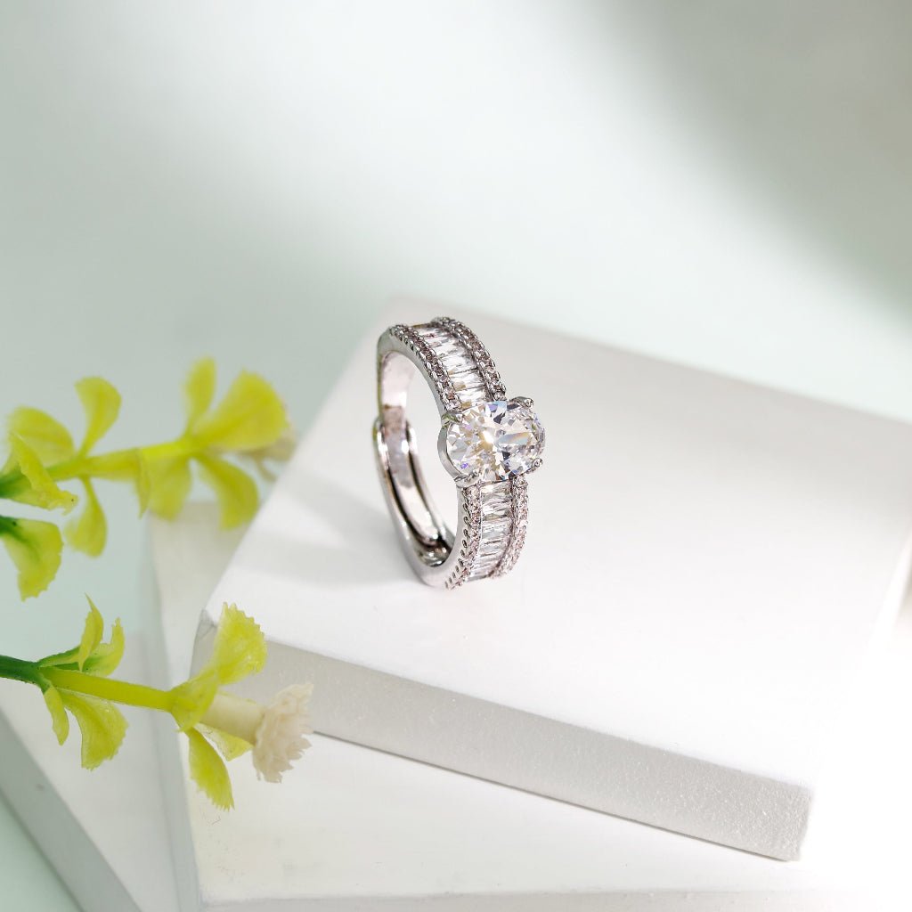 The Diamond Mile of Antwerp | Luxury Adjustable Statement Ring by Kohizen