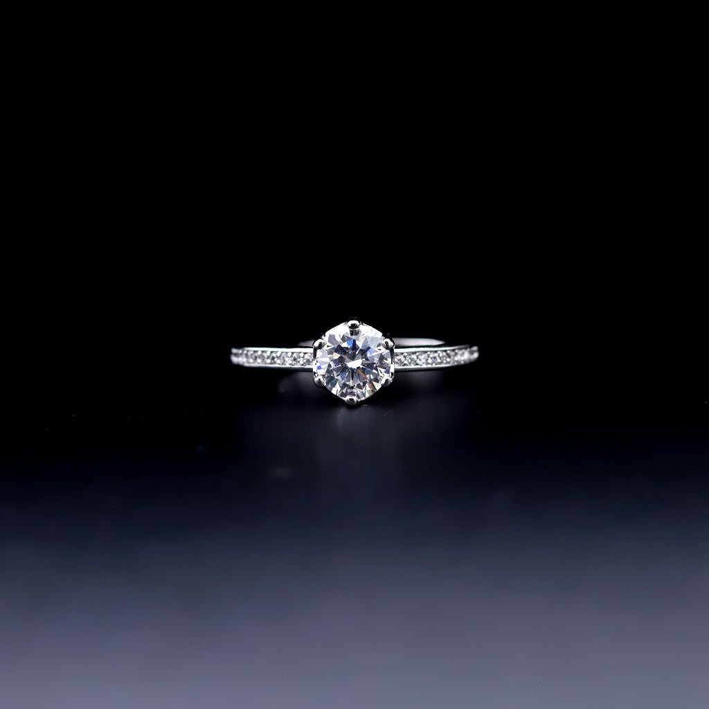 The First Snow of Zurich | Luxury Adjustable Statement Ring by Kohizen