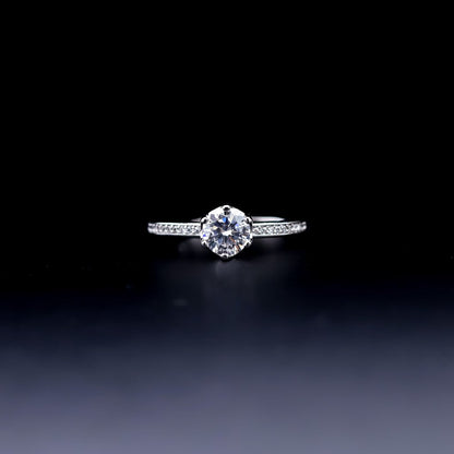 The First Snow of Zurich | Luxury Adjustable Statement Ring by Kohizen