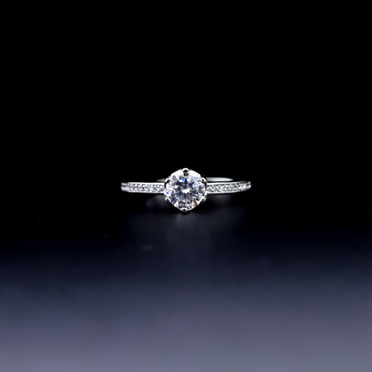 The First Snow of Zurich | Luxury Adjustable Statement Ring by Kohizen