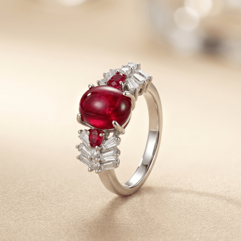The Heart That Refused To Fade | Luxury Adjustable Statement Ring by Kohizen