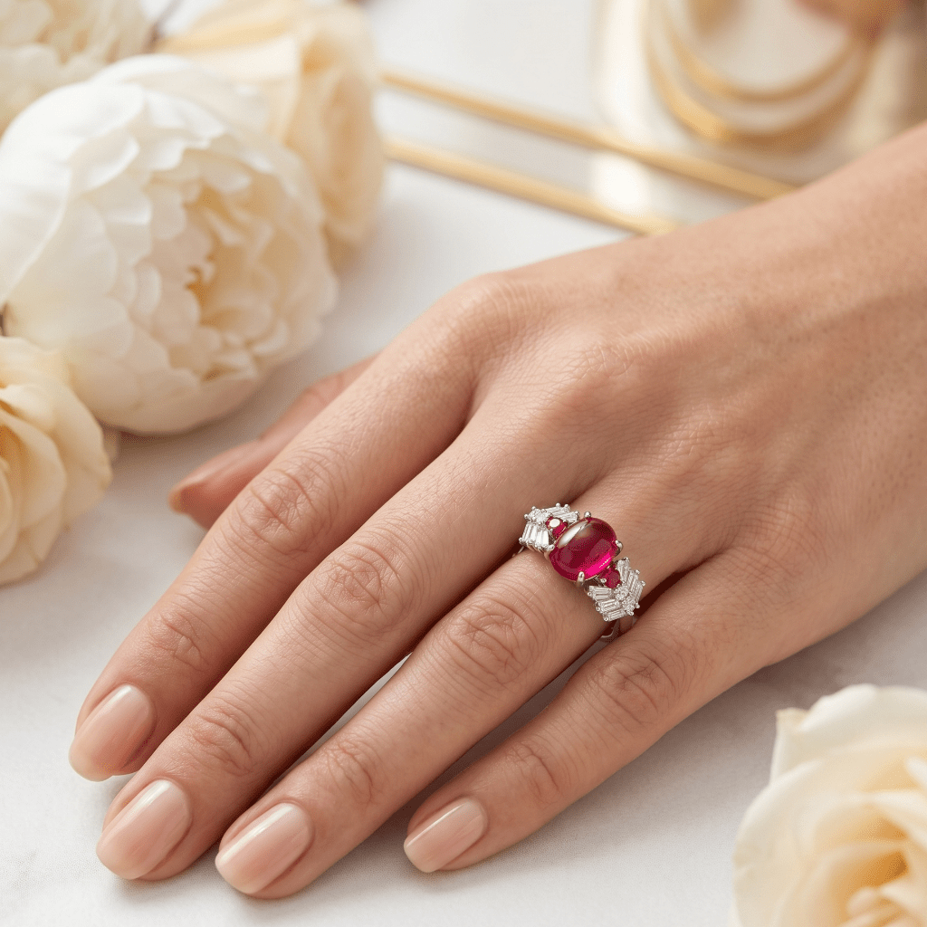 The Heart That Refused To Fade | Luxury Adjustable Statement Ring by Kohizen