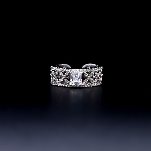 The Lace of Vienna | Luxury Adjustable Statement Ring by Kohizen