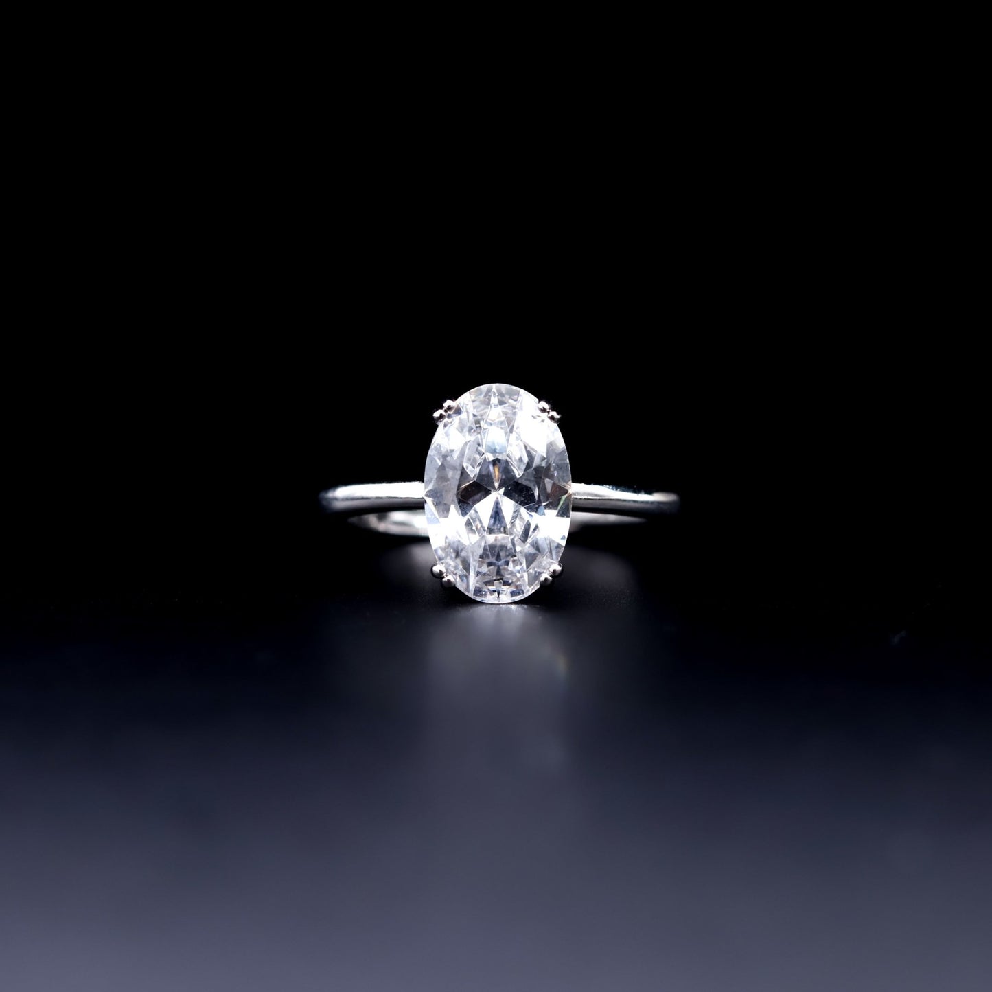 The Light of St. Moritz | Luxury Adjustable Statement Ring by Kohizen