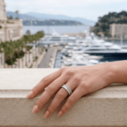 The Lights of Monte Carlo | Luxury Adjustable Statement Ring by Kohizen