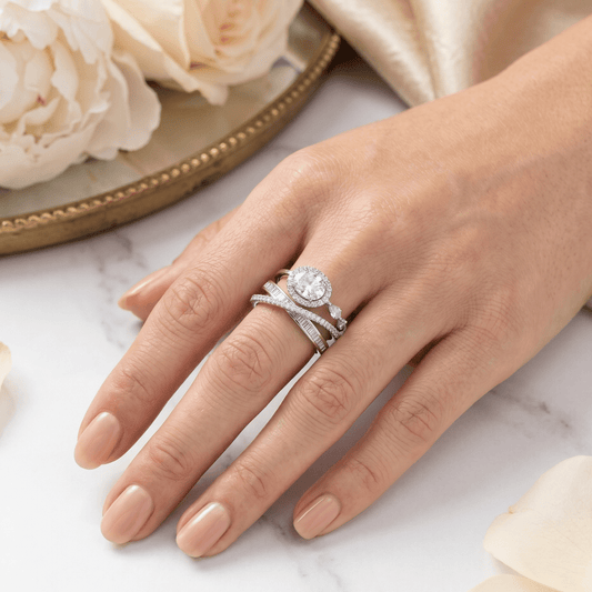 The Meeting Point Of Destiny | Luxury Adjustable Statement Ring by Kohizen