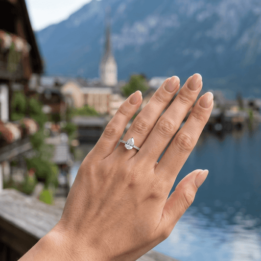 The Mist of Hallstatt | Luxury Adjustable Statement Ring by Kohizen