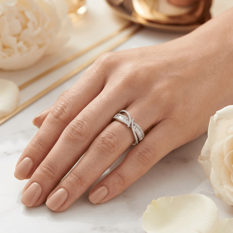 The Promise Between Two Paths | Luxury Adjustable Statement Ring by Kohizen