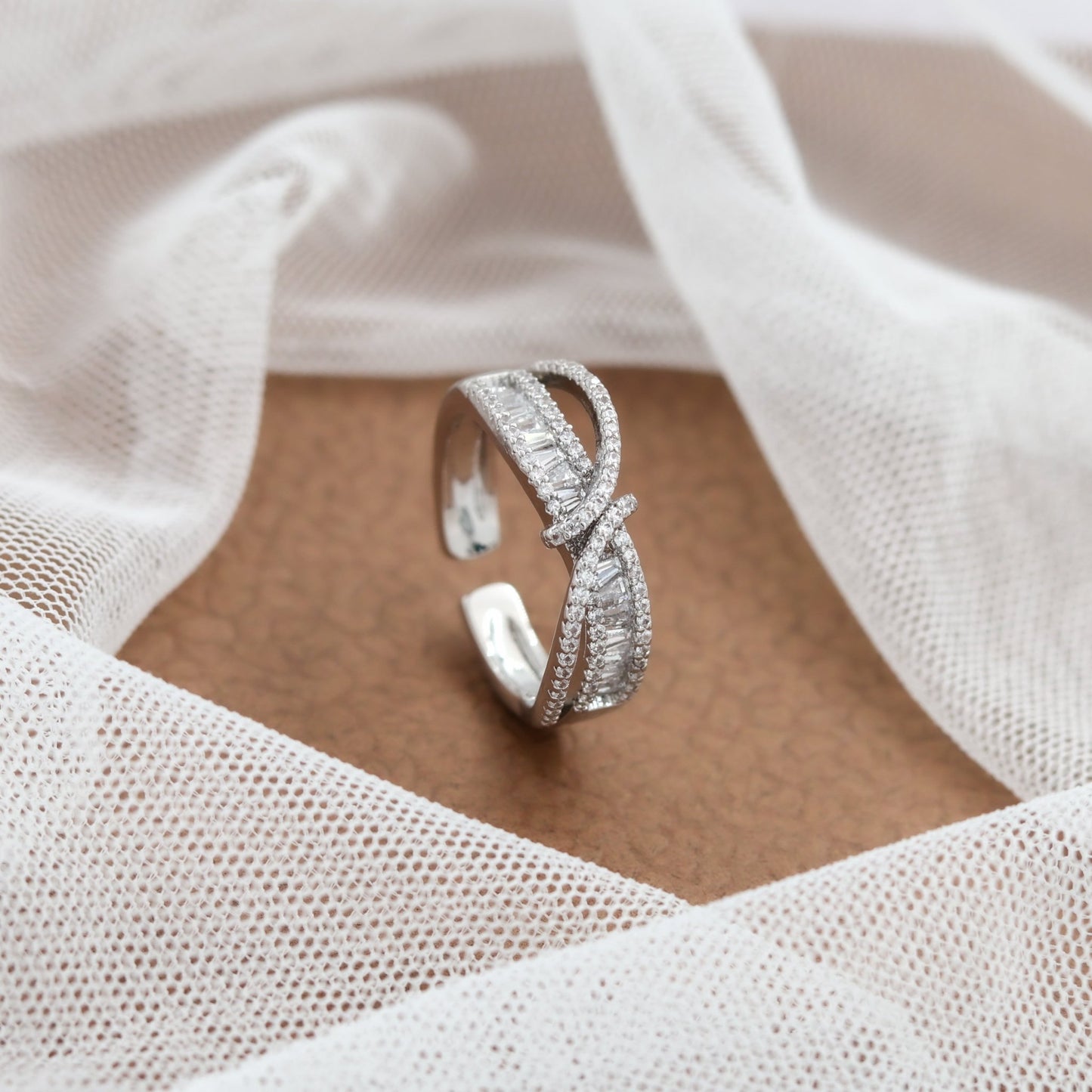 The Promise Between Two Paths | Luxury Adjustable Statement Ring by Kohizen
