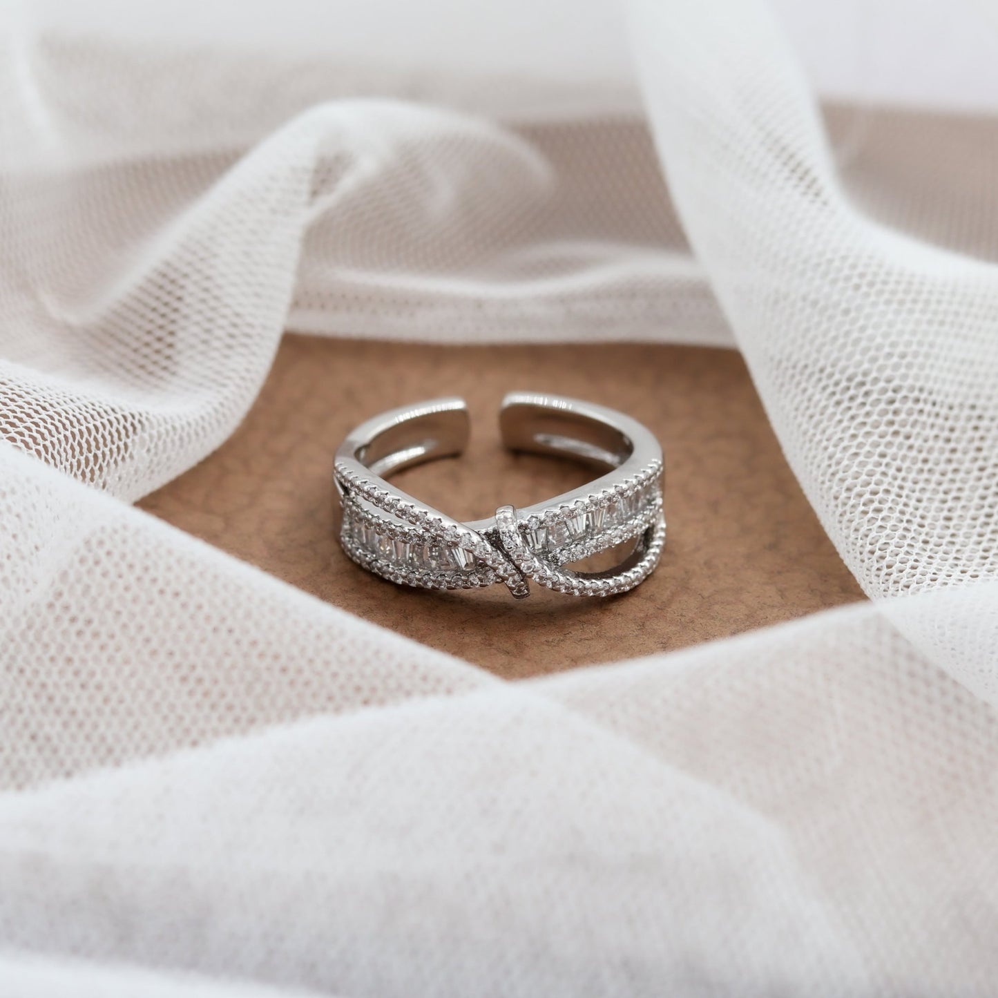The Promise Between Two Paths | Luxury Adjustable Statement Ring by Kohizen