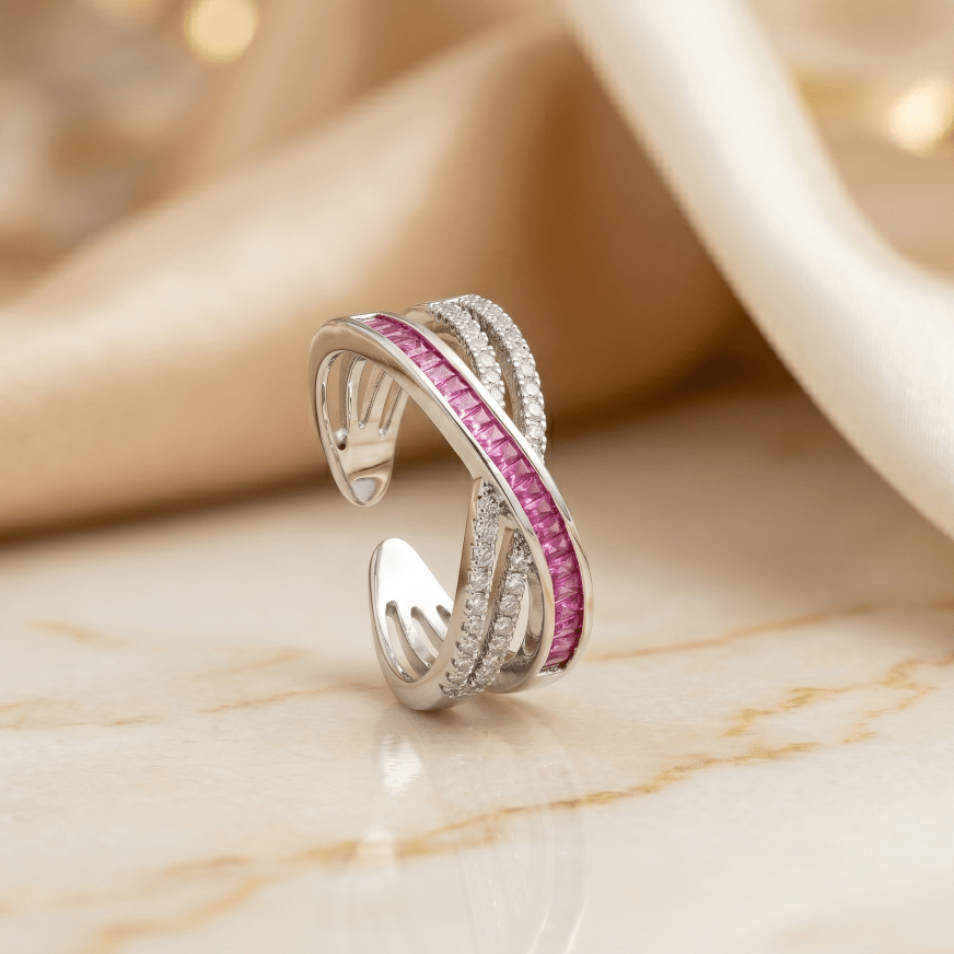 The Ribbon That Carried Our Story | Luxury Adjustable Statement Ring by Kohizen