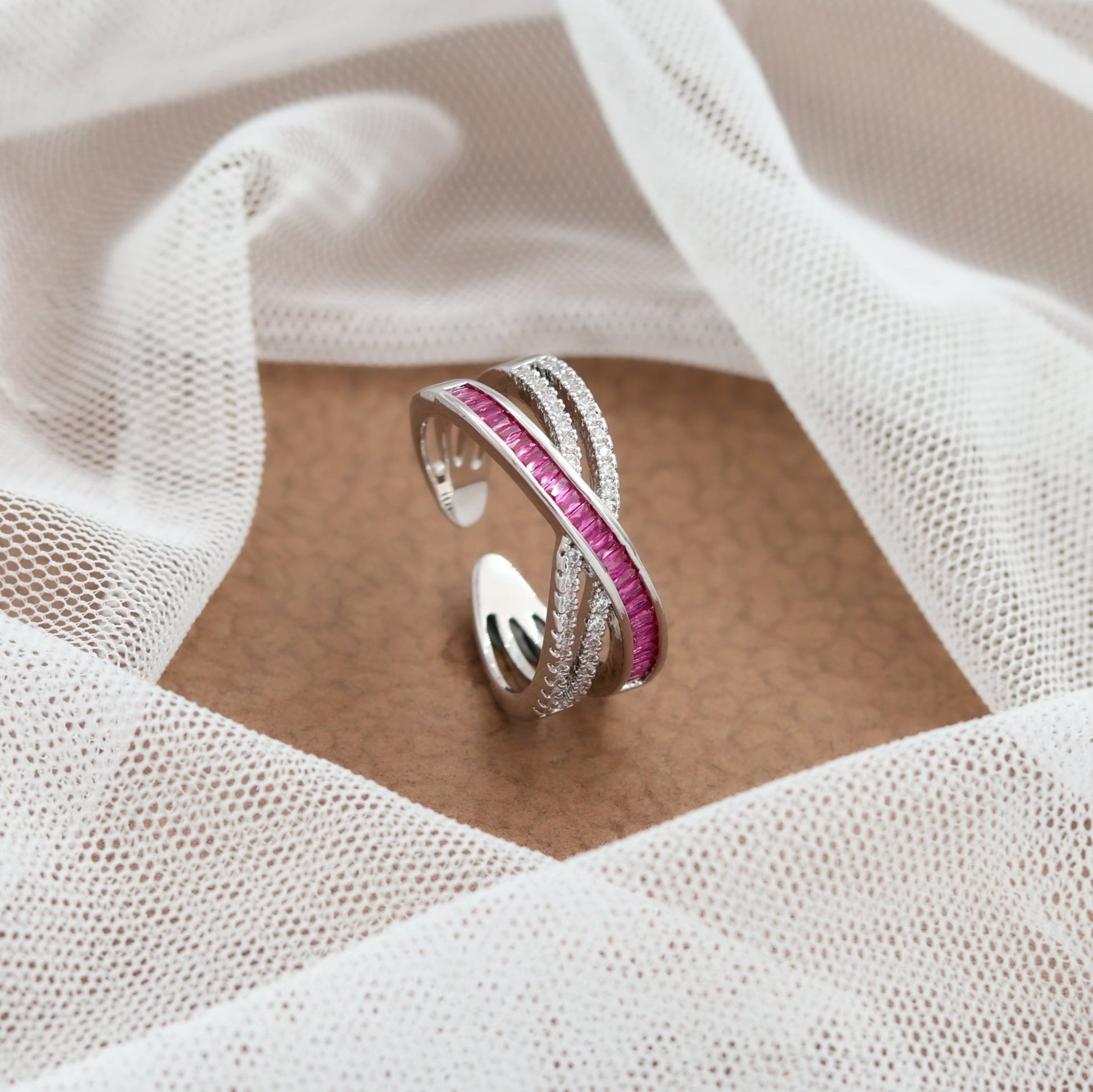 The Ribbon That Carried Our Story | Luxury Adjustable Statement Ring by Kohizen