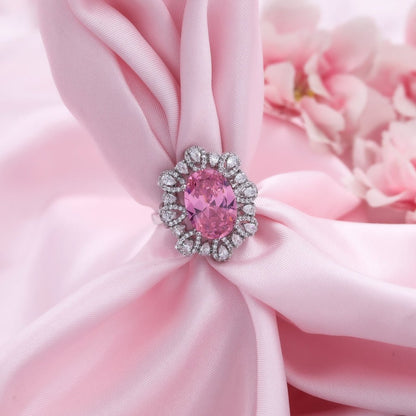 The Rose That Kept Her Secret | Luxury Adjustable Statement Ring by Kohizen