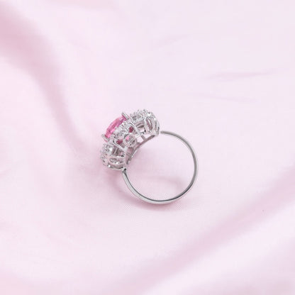 The Rose That Kept Her Secret | Luxury Adjustable Statement Ring by Kohizen