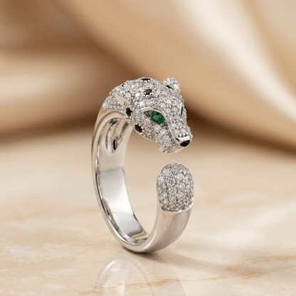 The Shadow That Walked Beside Kings | Luxury Adjustable Statement Ring by Kohizen