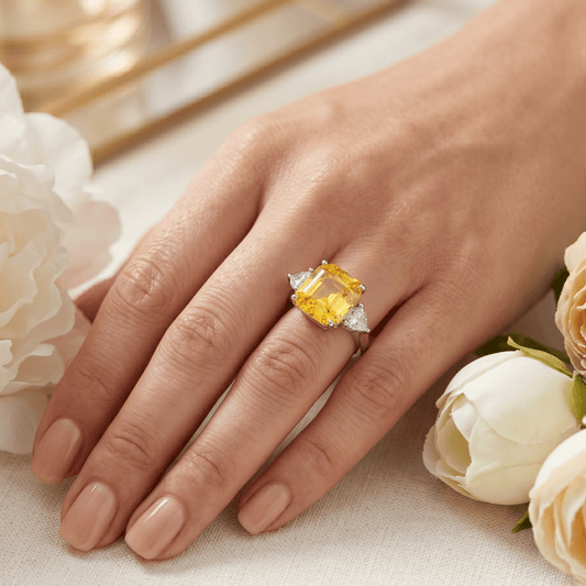The Sunrise That Never Faded | Luxury Adjustable Statement Ring by Kohizen
