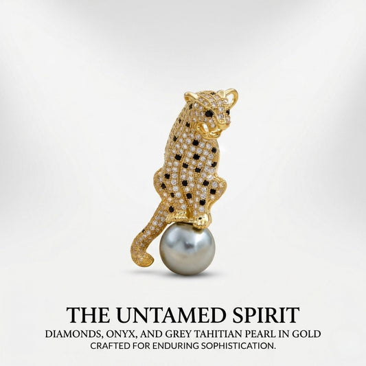 The Untamed Spirit Brooch | Luxury Animal Brooch by Kohizen