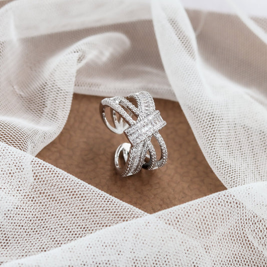 Where Our Paths Became One | Luxury Adjustable Statement Ring by Kohizen