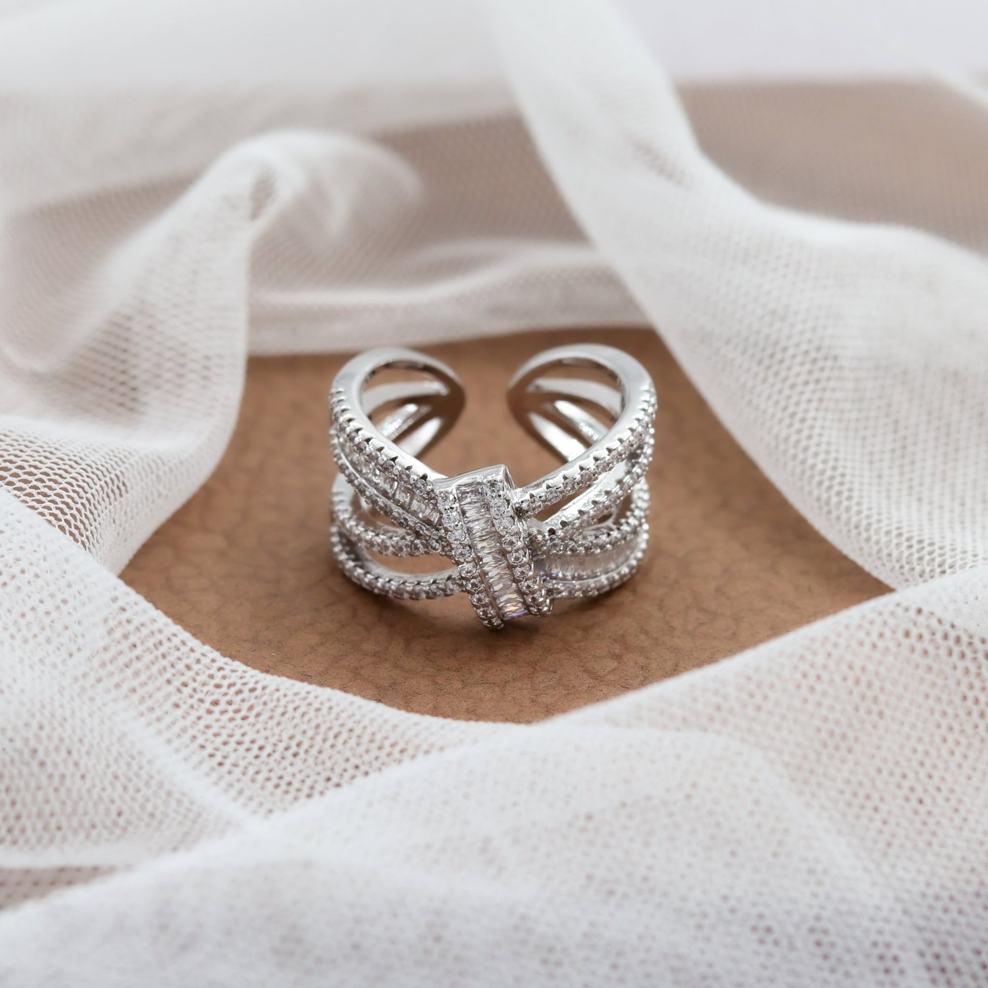 Where Our Paths Became One | Luxury Adjustable Statement Ring by Kohizen