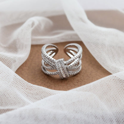 Where Our Paths Became One | Luxury Adjustable Statement Ring by Kohizen