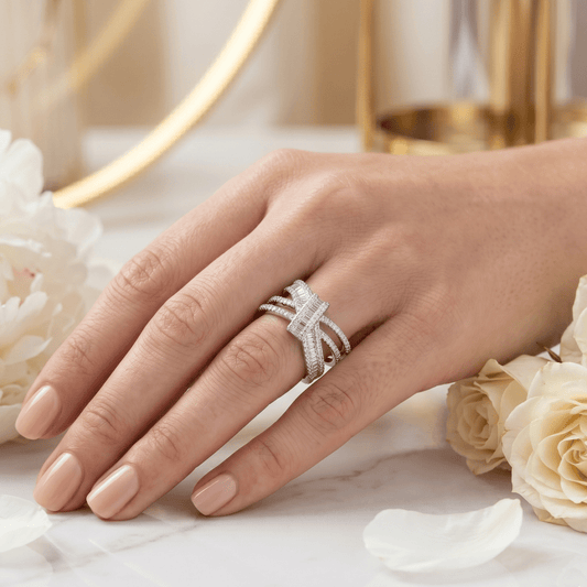 Where Our Paths Became One | Luxury Adjustable Statement Ring by Kohizen