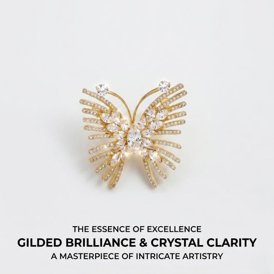 Wings of Radiance Brooch | Luxury Animal Brooch by Kohizen